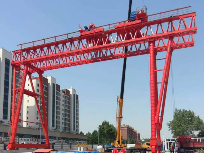 Beam lifting machine