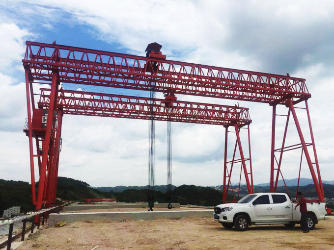 Beam lifting machine