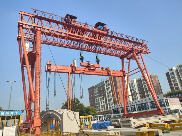Beam lifting machine